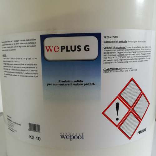 WePlus G - Ph più granulare per piscine 10 kg